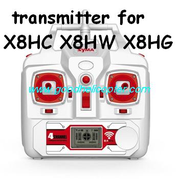 SYMA-X8-X8C-X8W-X8G Quad Copter parts Remote controller Transmitter (X8HC X8HW X8HG)